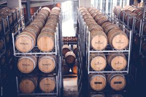 Wine barrels